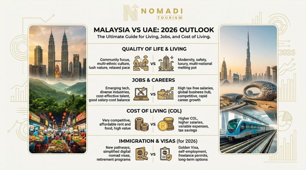 Malaysia vs UAE Which Is Better for Living, Jobs, and Cost of Living