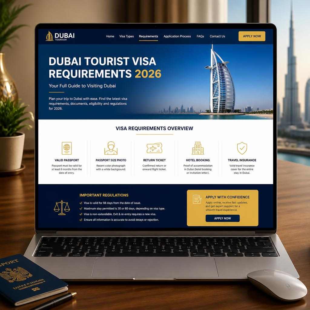 Dubai Tourist Visa Requirements 2026 | Full Guide